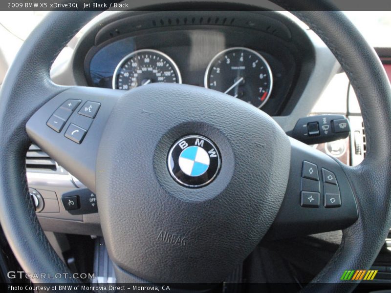 Jet Black / Black 2009 BMW X5 xDrive30i