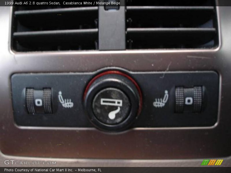 Casablanca White / Melange Beige 1999 Audi A6 2.8 quattro Sedan