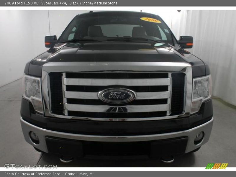 Black / Stone/Medium Stone 2009 Ford F150 XLT SuperCab 4x4