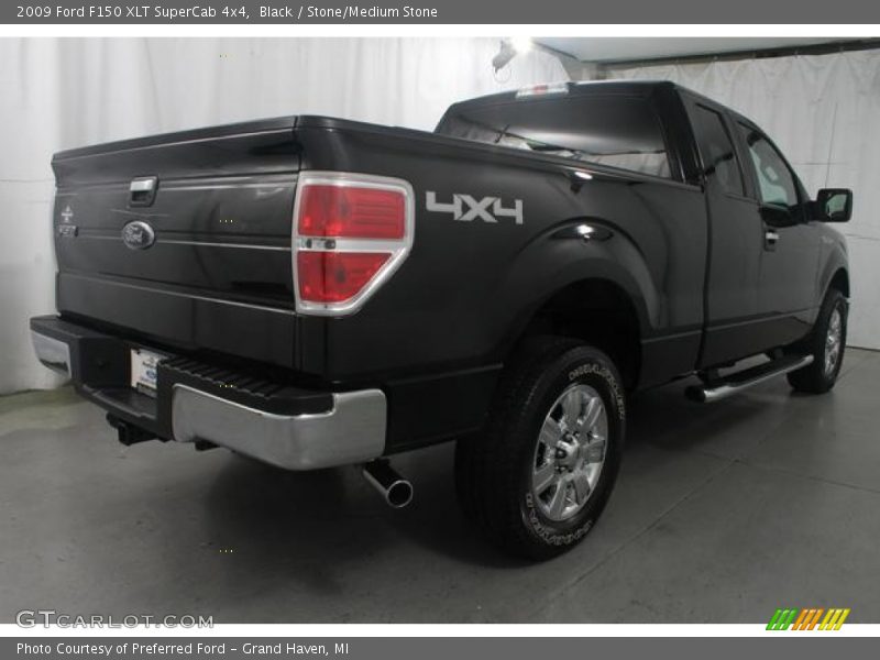 Black / Stone/Medium Stone 2009 Ford F150 XLT SuperCab 4x4