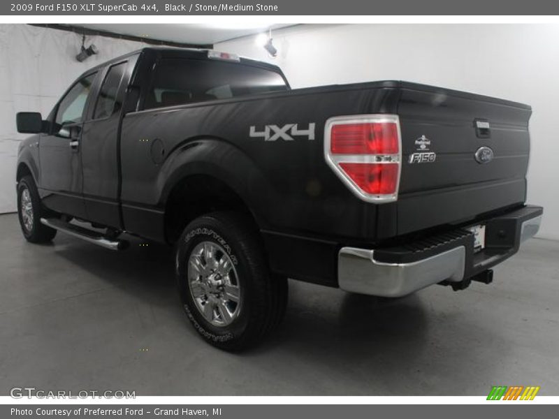 Black / Stone/Medium Stone 2009 Ford F150 XLT SuperCab 4x4