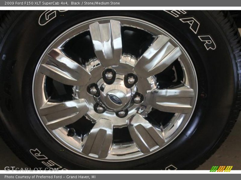 Black / Stone/Medium Stone 2009 Ford F150 XLT SuperCab 4x4