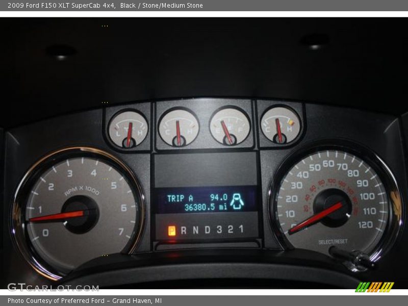 Black / Stone/Medium Stone 2009 Ford F150 XLT SuperCab 4x4