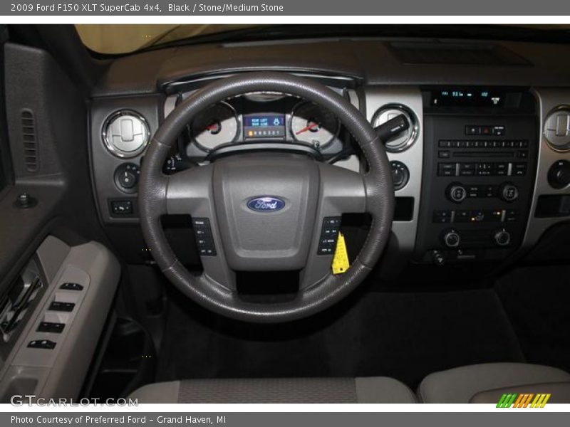 Black / Stone/Medium Stone 2009 Ford F150 XLT SuperCab 4x4