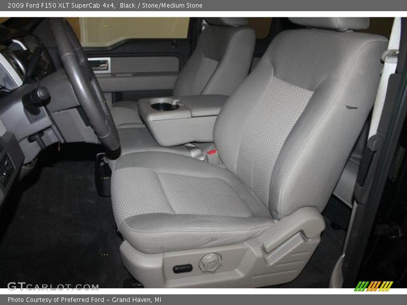 Black / Stone/Medium Stone 2009 Ford F150 XLT SuperCab 4x4