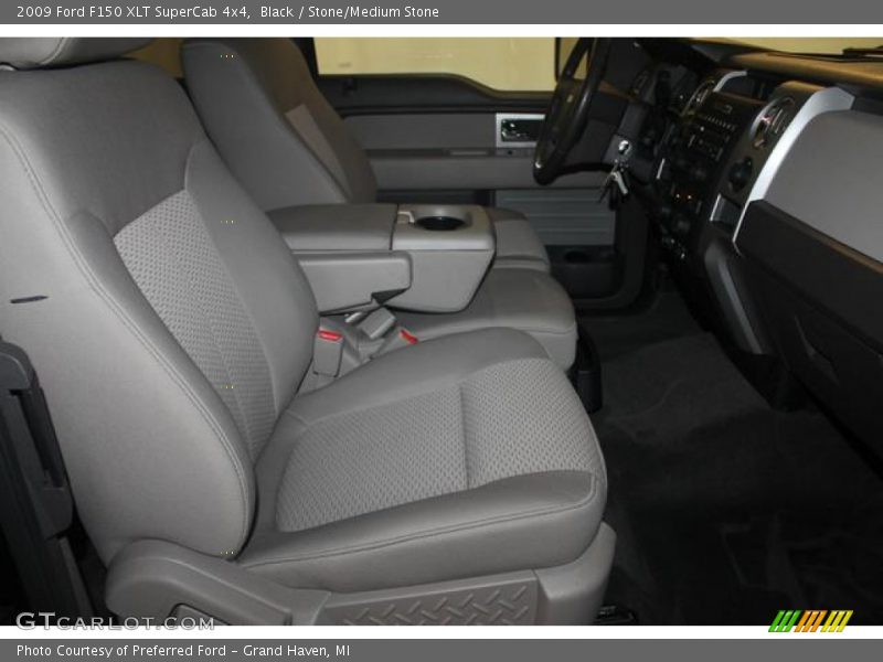Black / Stone/Medium Stone 2009 Ford F150 XLT SuperCab 4x4