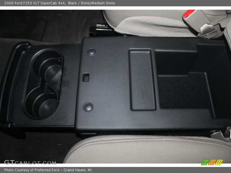 Black / Stone/Medium Stone 2009 Ford F150 XLT SuperCab 4x4