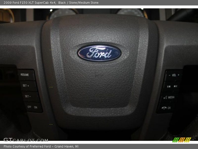 Black / Stone/Medium Stone 2009 Ford F150 XLT SuperCab 4x4