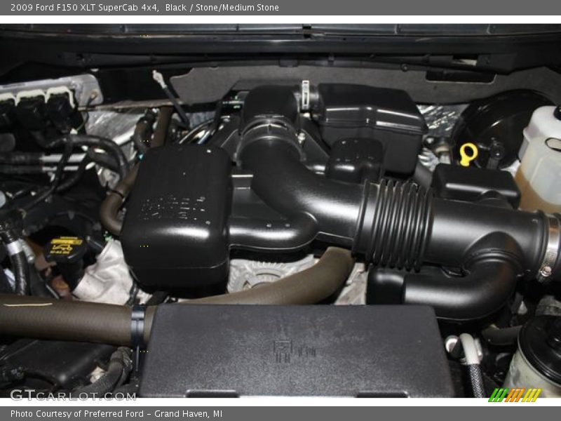 Black / Stone/Medium Stone 2009 Ford F150 XLT SuperCab 4x4