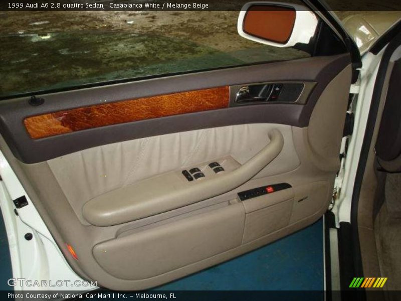 Casablanca White / Melange Beige 1999 Audi A6 2.8 quattro Sedan
