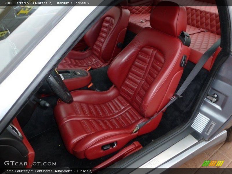 Front Seat of 2000 550 Maranello