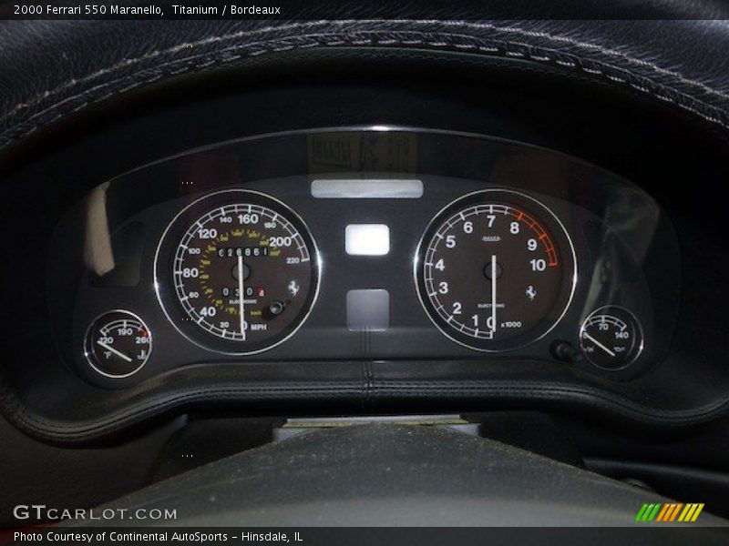  2000 550 Maranello Maranello Gauges