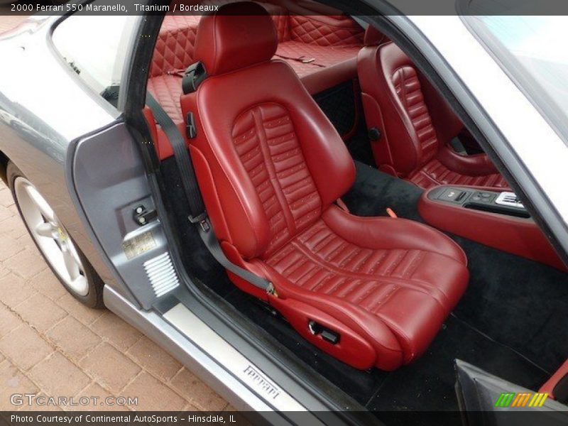  2000 550 Maranello Bordeaux Interior