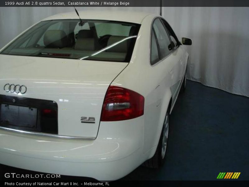 Casablanca White / Melange Beige 1999 Audi A6 2.8 quattro Sedan