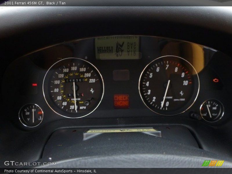  2001 456M GT GT Gauges