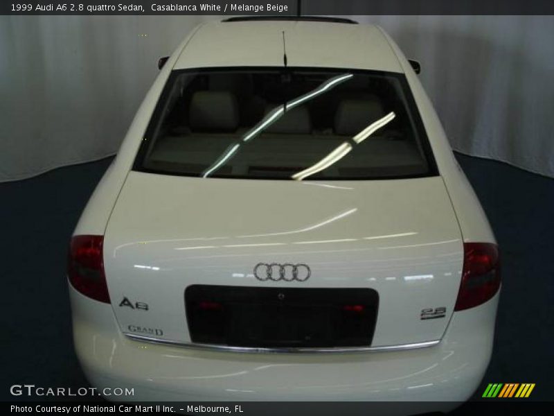 Casablanca White / Melange Beige 1999 Audi A6 2.8 quattro Sedan