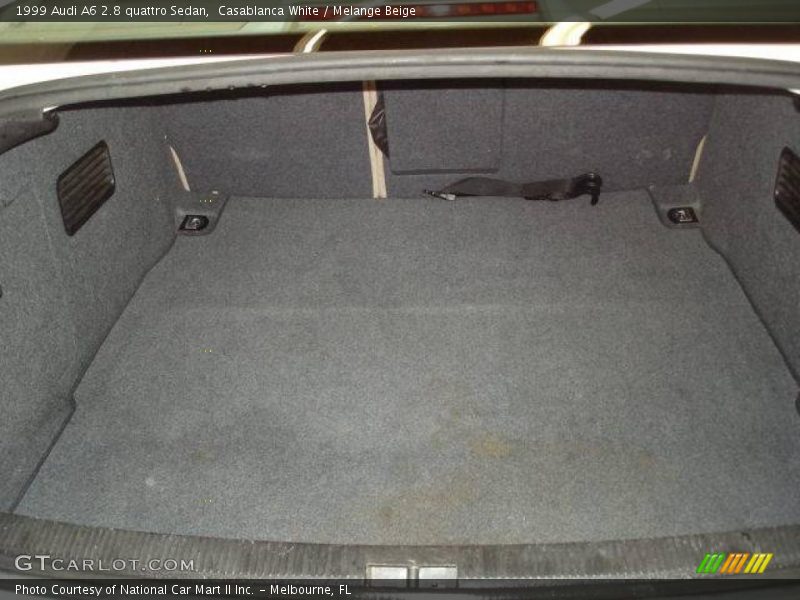 Casablanca White / Melange Beige 1999 Audi A6 2.8 quattro Sedan