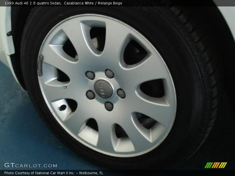 Casablanca White / Melange Beige 1999 Audi A6 2.8 quattro Sedan