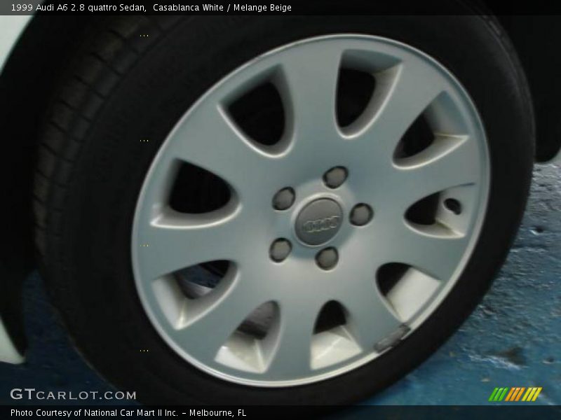 Casablanca White / Melange Beige 1999 Audi A6 2.8 quattro Sedan