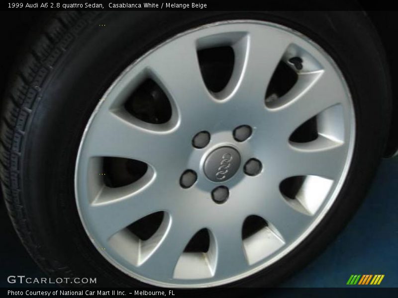 Casablanca White / Melange Beige 1999 Audi A6 2.8 quattro Sedan