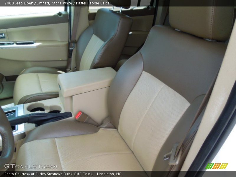 Stone White / Pastel Pebble Beige 2008 Jeep Liberty Limited
