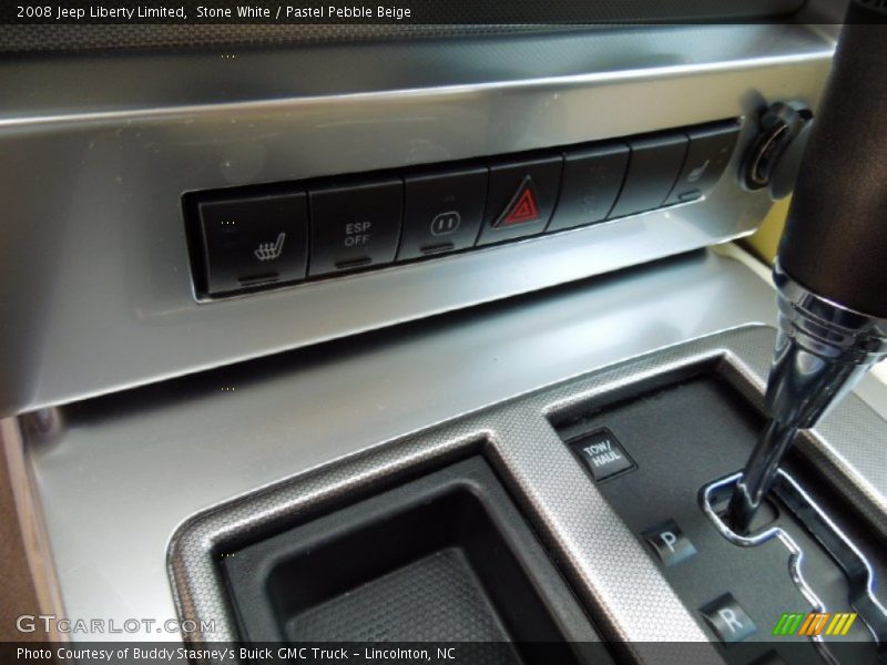Stone White / Pastel Pebble Beige 2008 Jeep Liberty Limited