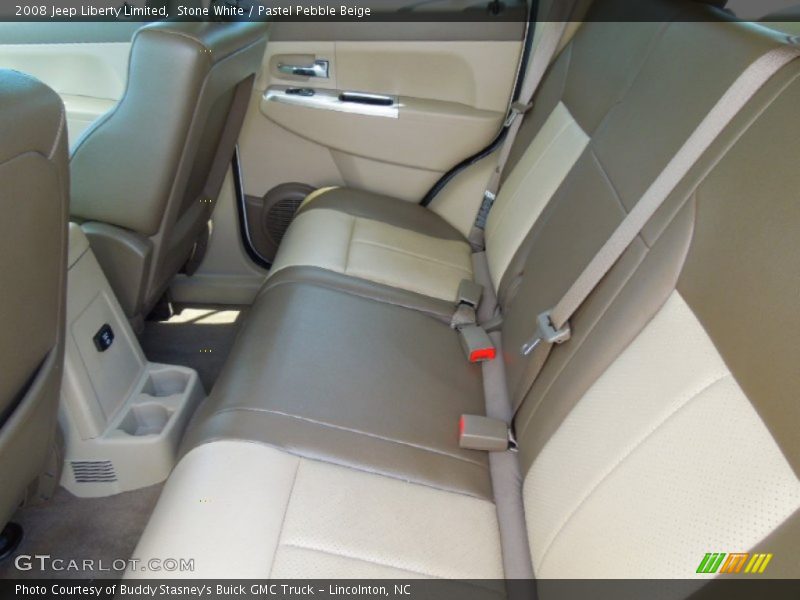 Stone White / Pastel Pebble Beige 2008 Jeep Liberty Limited
