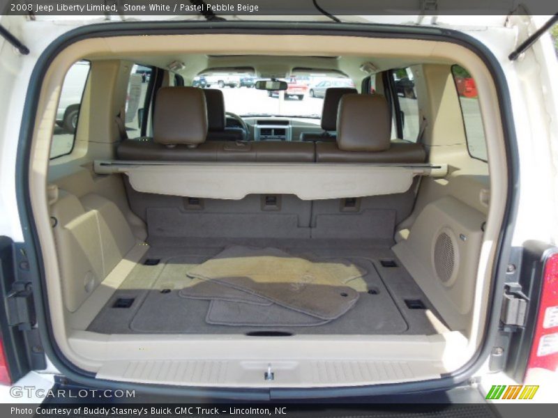 Stone White / Pastel Pebble Beige 2008 Jeep Liberty Limited