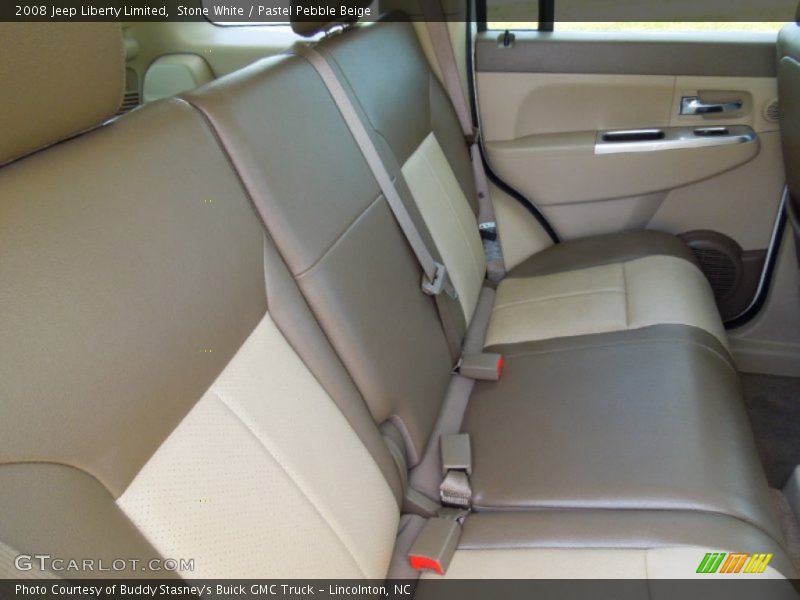Stone White / Pastel Pebble Beige 2008 Jeep Liberty Limited