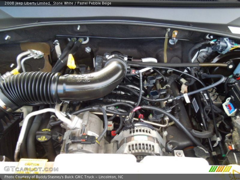 Stone White / Pastel Pebble Beige 2008 Jeep Liberty Limited