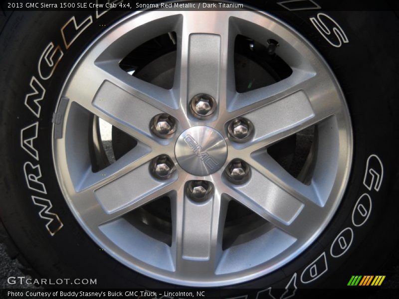 Sonoma Red Metallic / Dark Titanium 2013 GMC Sierra 1500 SLE Crew Cab 4x4