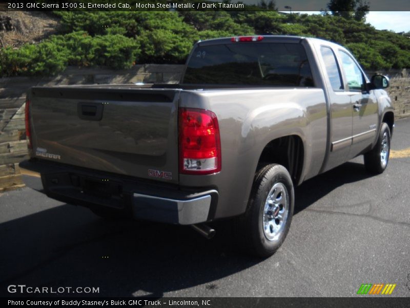 Mocha Steel Metallic / Dark Titanium 2013 GMC Sierra 1500 SL Extended Cab