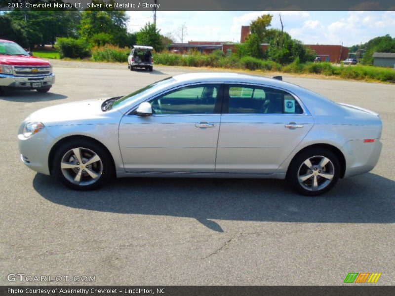 Silver Ice Metallic / Ebony 2012 Chevrolet Malibu LT