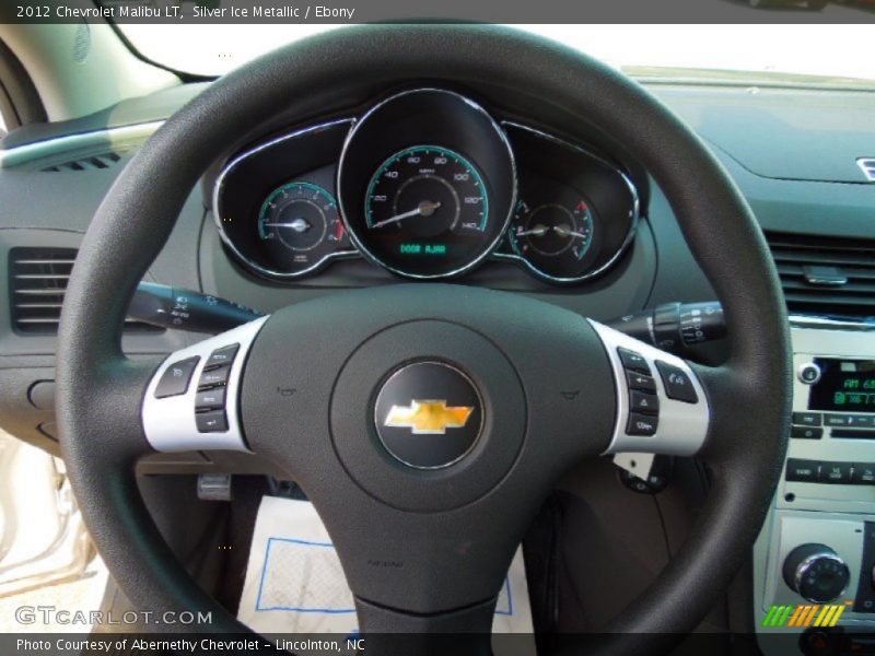 Silver Ice Metallic / Ebony 2012 Chevrolet Malibu LT