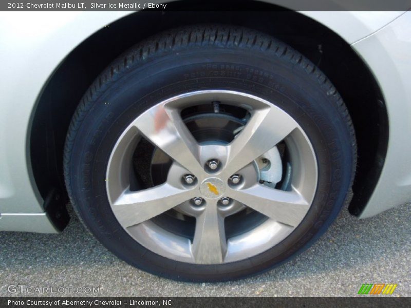 Silver Ice Metallic / Ebony 2012 Chevrolet Malibu LT