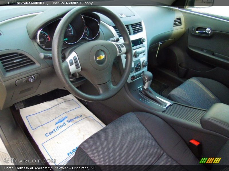 Silver Ice Metallic / Ebony 2012 Chevrolet Malibu LT