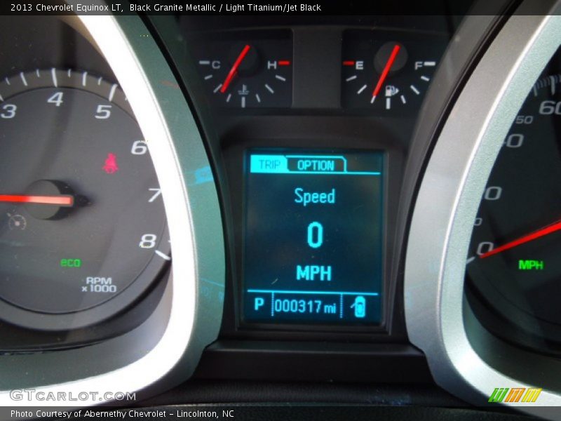 Black Granite Metallic / Light Titanium/Jet Black 2013 Chevrolet Equinox LT