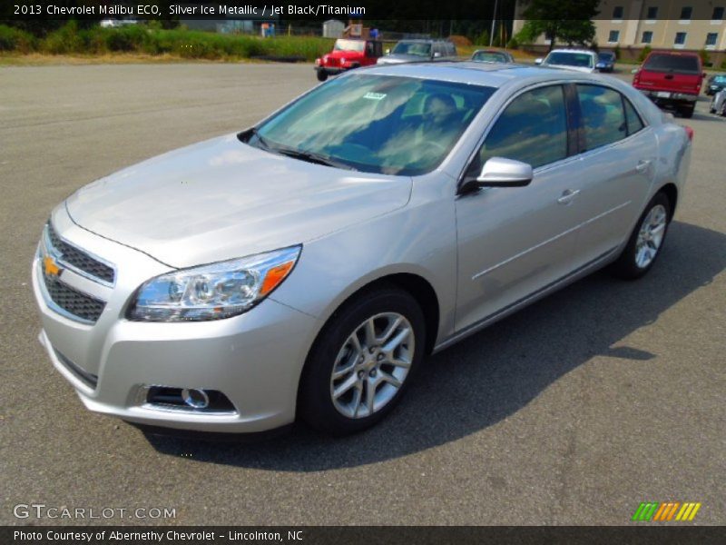 Silver Ice Metallic / Jet Black/Titanium 2013 Chevrolet Malibu ECO