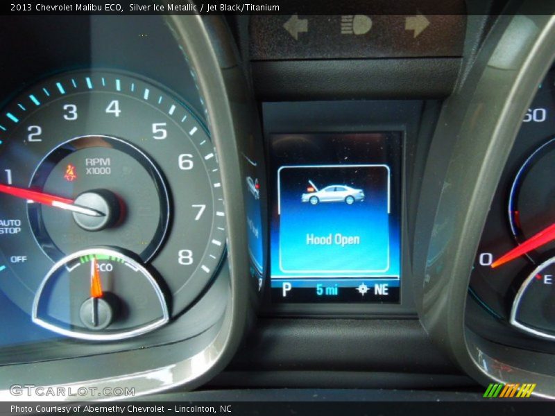 Silver Ice Metallic / Jet Black/Titanium 2013 Chevrolet Malibu ECO