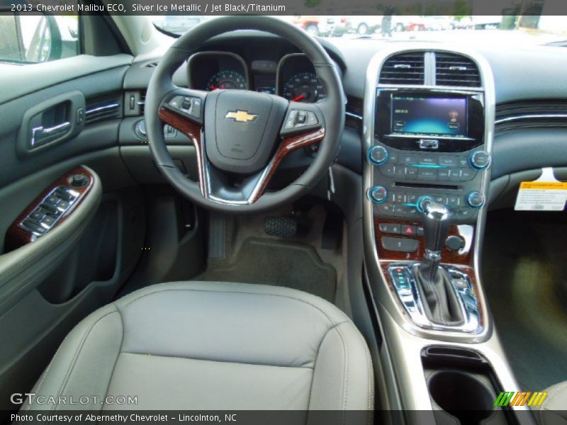 Silver Ice Metallic / Jet Black/Titanium 2013 Chevrolet Malibu ECO