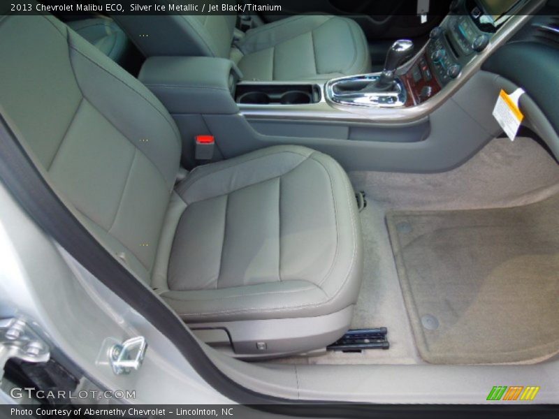 Silver Ice Metallic / Jet Black/Titanium 2013 Chevrolet Malibu ECO