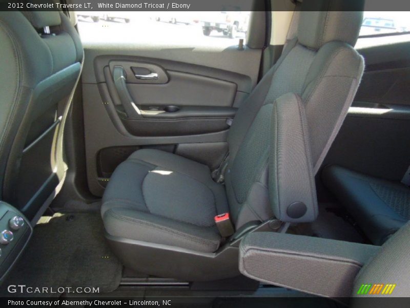 White Diamond Tricoat / Ebony 2012 Chevrolet Traverse LT