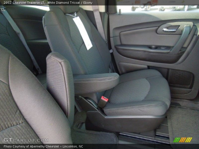White Diamond Tricoat / Ebony 2012 Chevrolet Traverse LT
