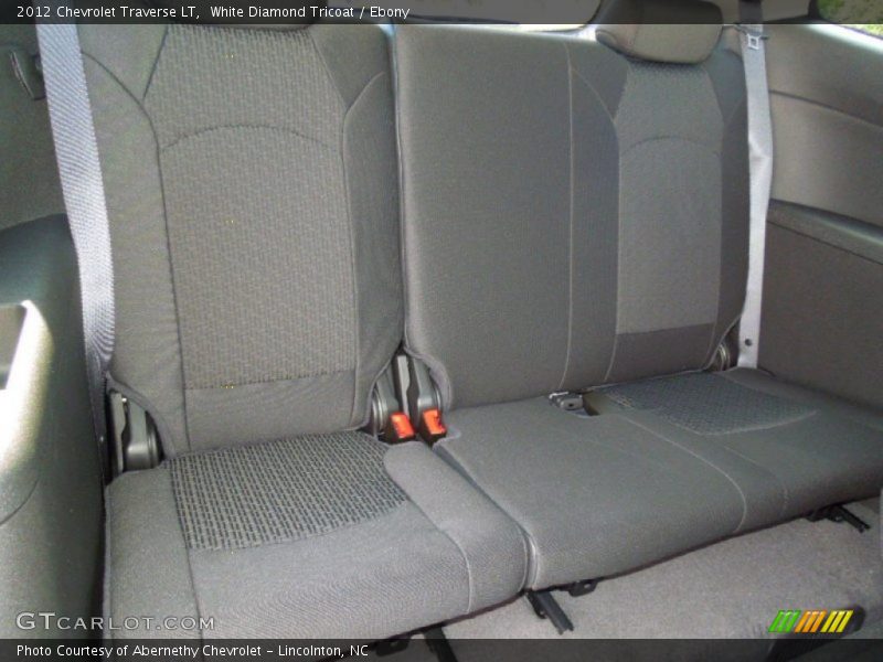 White Diamond Tricoat / Ebony 2012 Chevrolet Traverse LT