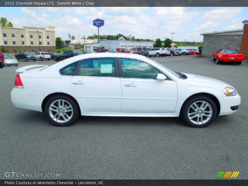 Summit White / Gray 2013 Chevrolet Impala LTZ