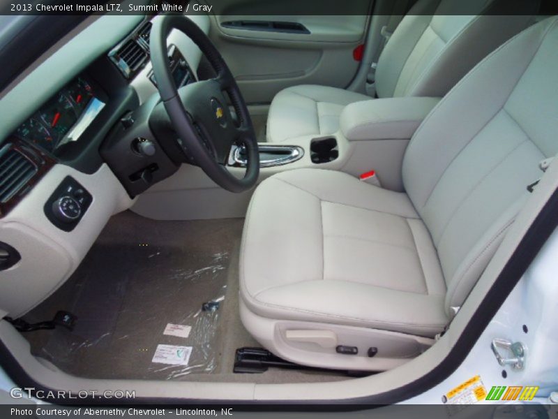 Summit White / Gray 2013 Chevrolet Impala LTZ
