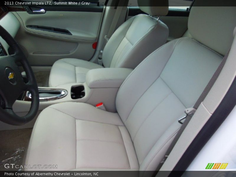 Summit White / Gray 2013 Chevrolet Impala LTZ