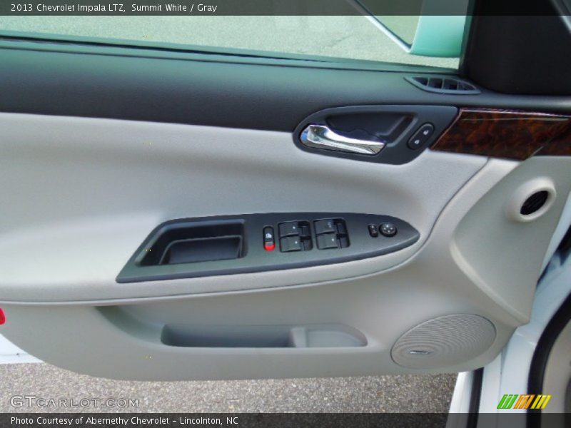 Summit White / Gray 2013 Chevrolet Impala LTZ