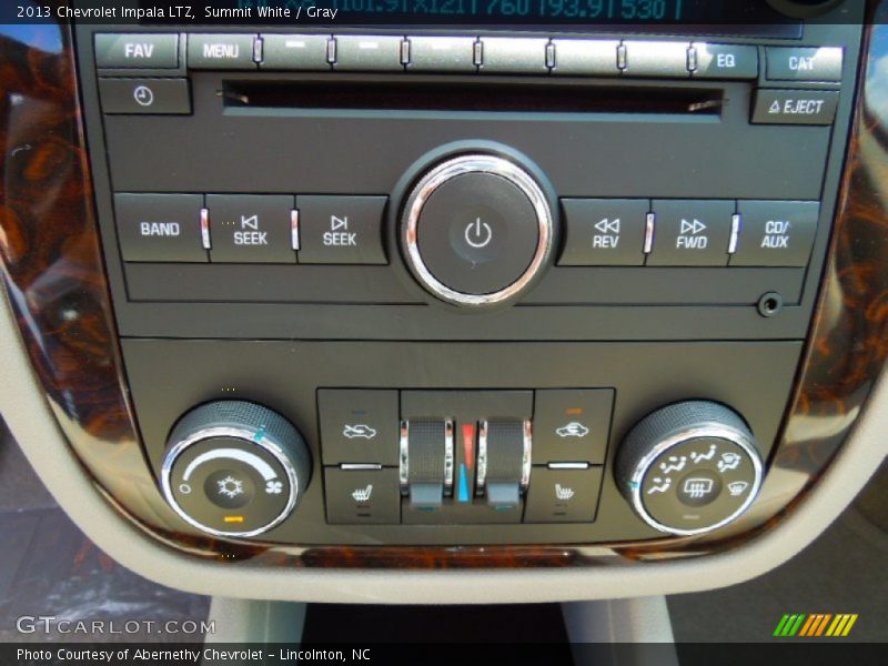 Summit White / Gray 2013 Chevrolet Impala LTZ