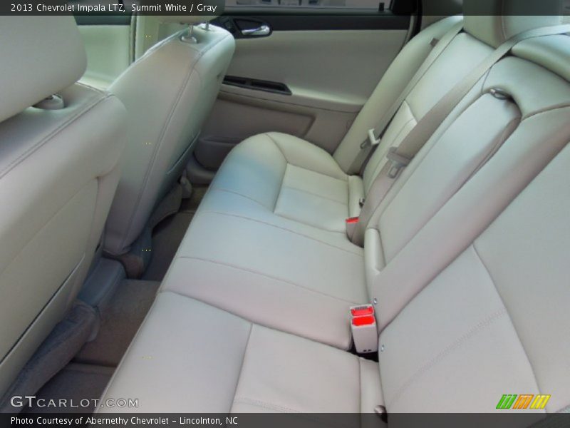 Summit White / Gray 2013 Chevrolet Impala LTZ